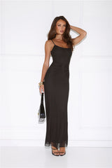 Dreamy Whisper Maxi Dress Black