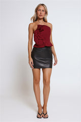 Rosé Dreamers Strapless Top Wine