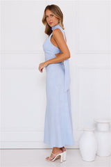 Stylish Chic Maxi Dress Blue