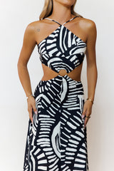 Sass After Sunset Maxi Dress Black
