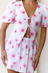 Seabreeze Meadow Skirt Pink