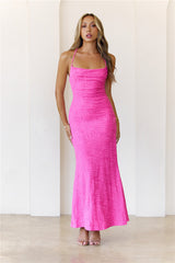 Serene Aurora Maxi Dress Pink