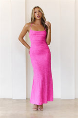 Serene Aurora Maxi Dress Pink
