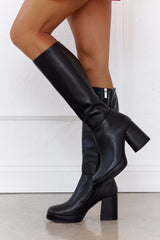 Mystery Boots Black Leather