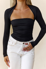 BASE Contour Refined Routine Long Sleeve Top Black