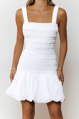 Marshmallow Mood Mini Dress White