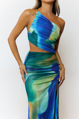 Tidal Wave Maxi Dress Multi