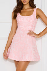 Sophisticated Statements Mini Dress Pink