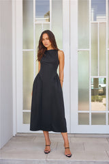 Style Spectacular Midi Dress Black