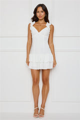 Your Wildflower Mini Dress White
