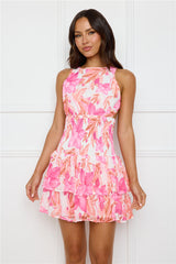 Sailing In Style Mini Dress Pink