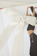 Whimsy Bow Hair Clip Cream