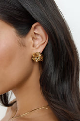 Roses Like You Earrings Gold