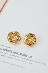 Roses Like You Earrings Gold