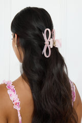 Pretty Bow Claw Clip Purple