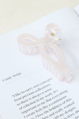 Ribbon Bows Claw Clip Purple