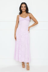 Pine Blossom Maxi Dress Lilac