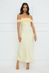 Daisy Darling Strapless Maxi Dress Yellow