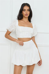 Tangerine Tease Set White