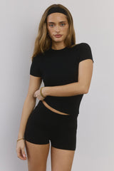 Rewrite The Rules Knit T-Shirt Black