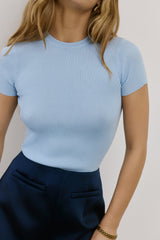 Rewrite The Rules Knit T-Shirt Blue