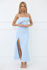The Icon Issue Maxi Dress Blue