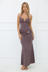 Real Loyal Maxi Skirt Brown