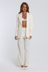 Stylish Structure Blazer Cream