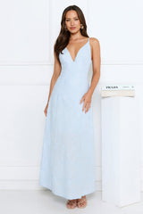 Soft Moonbeam Maxi Dress Blue