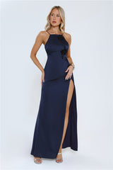 Dazzle Demand Maxi Dress Navy