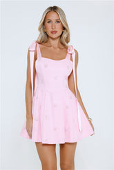 The Pretty List Mini Dress Pink