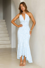 Pretty Haze Maxi Dress Blue