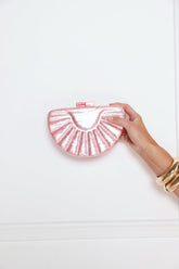Malibu Side Clutch Pink