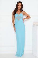Oceanfront Escape Maxi Dress Blue