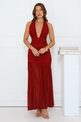 Spark Session Maxi Dress Burgundy