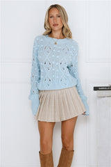 Winterberry Sweater Knit Blue