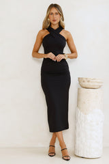 Crushing On You Midi Dress Black