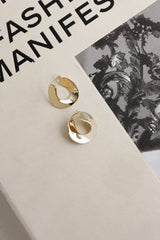 VIP Status Earrings Gold