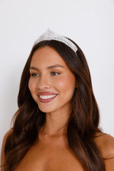 Princess Invitation Crown Silver