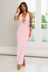 Midnight District Maxi Dress Pink