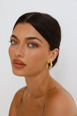 Sourced Luxury Earrings Gold