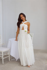 Shell Seekers Maxi Dress White