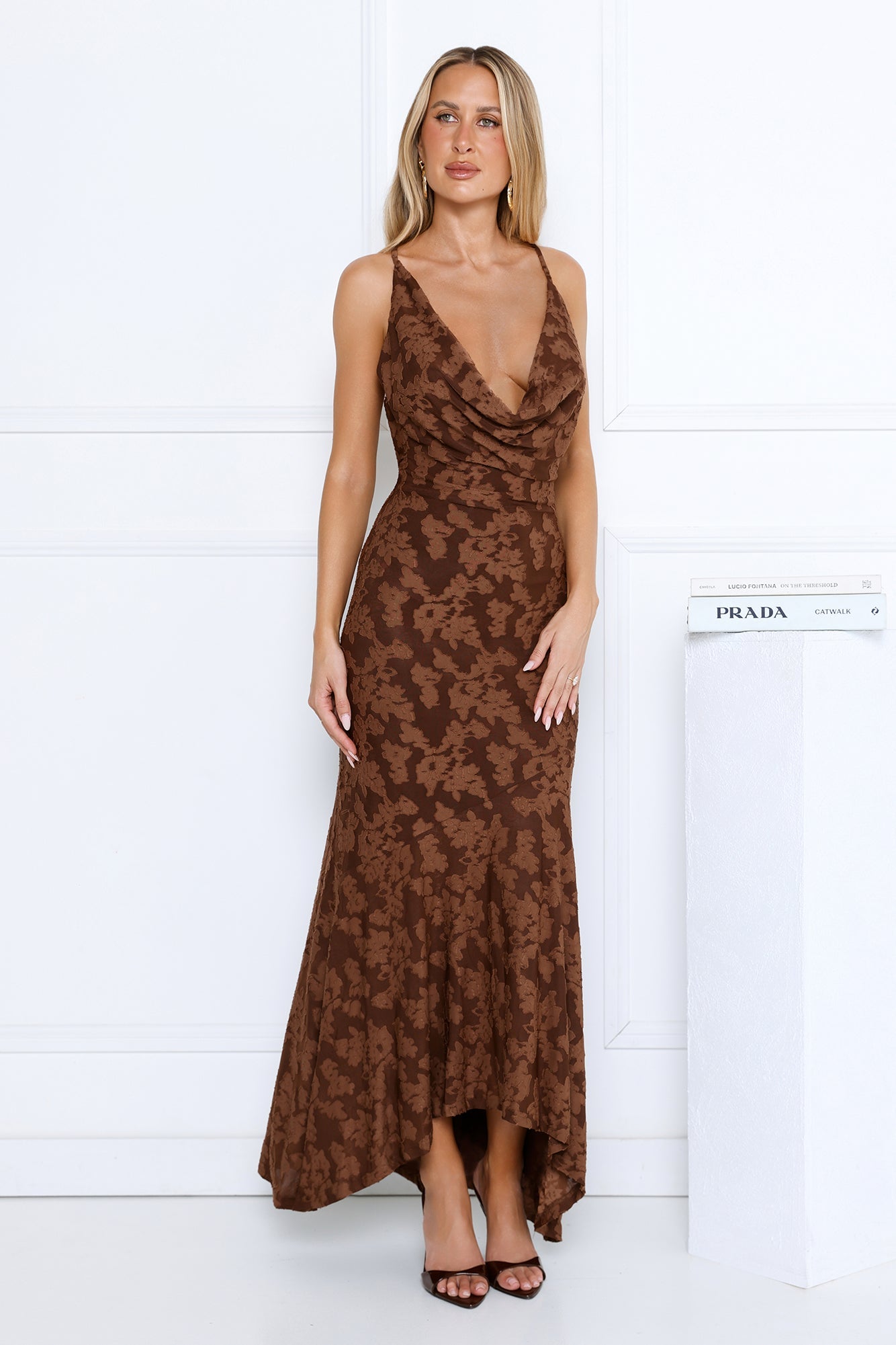 Pretty Haze Maxi Dress Brown
