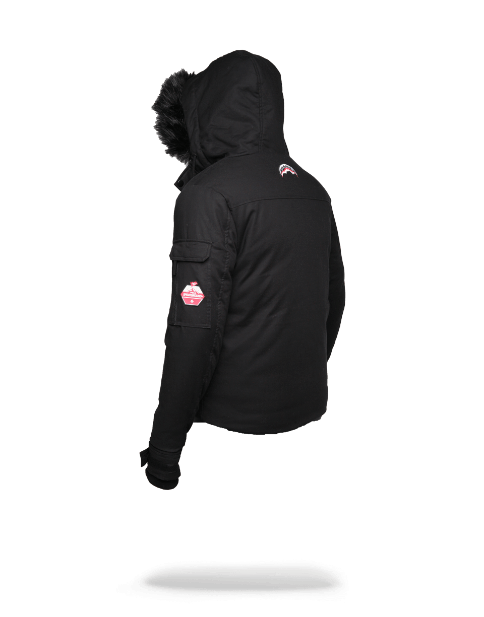 SOLID BLACK CHOPPER JACKET