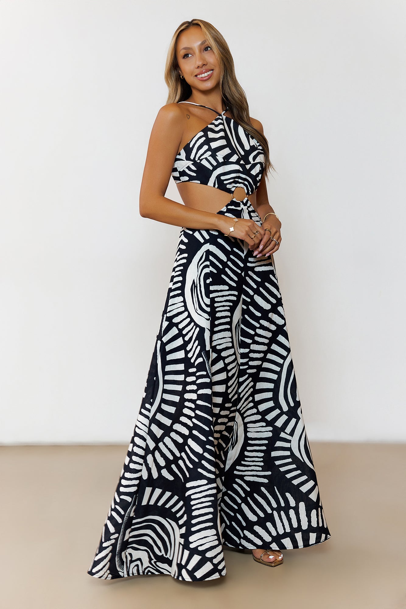 Sass After Sunset Maxi Dress Black