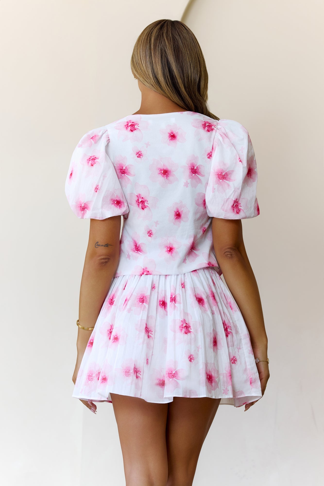 Seabreeze Meadow Skirt Pink