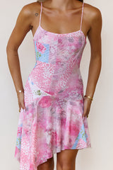 Girl Math Mini Dress Pink