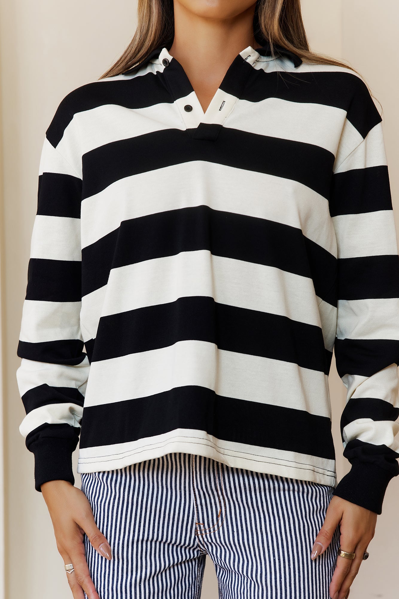 Nautica Jersey Ink Stripe