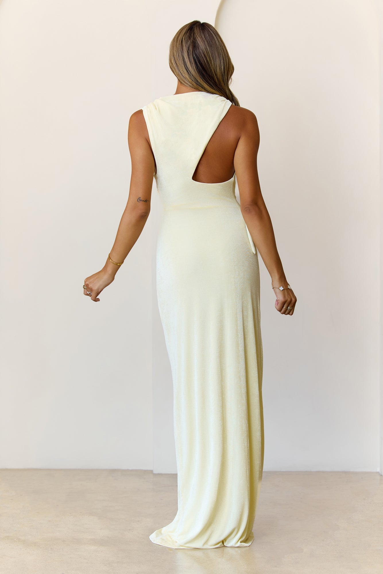 Nightfall Icon Maxi Dress Lemon