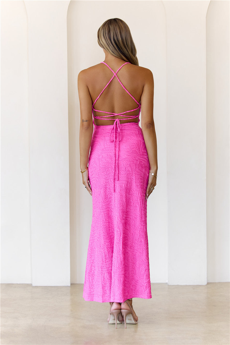 Serene Aurora Maxi Dress Pink